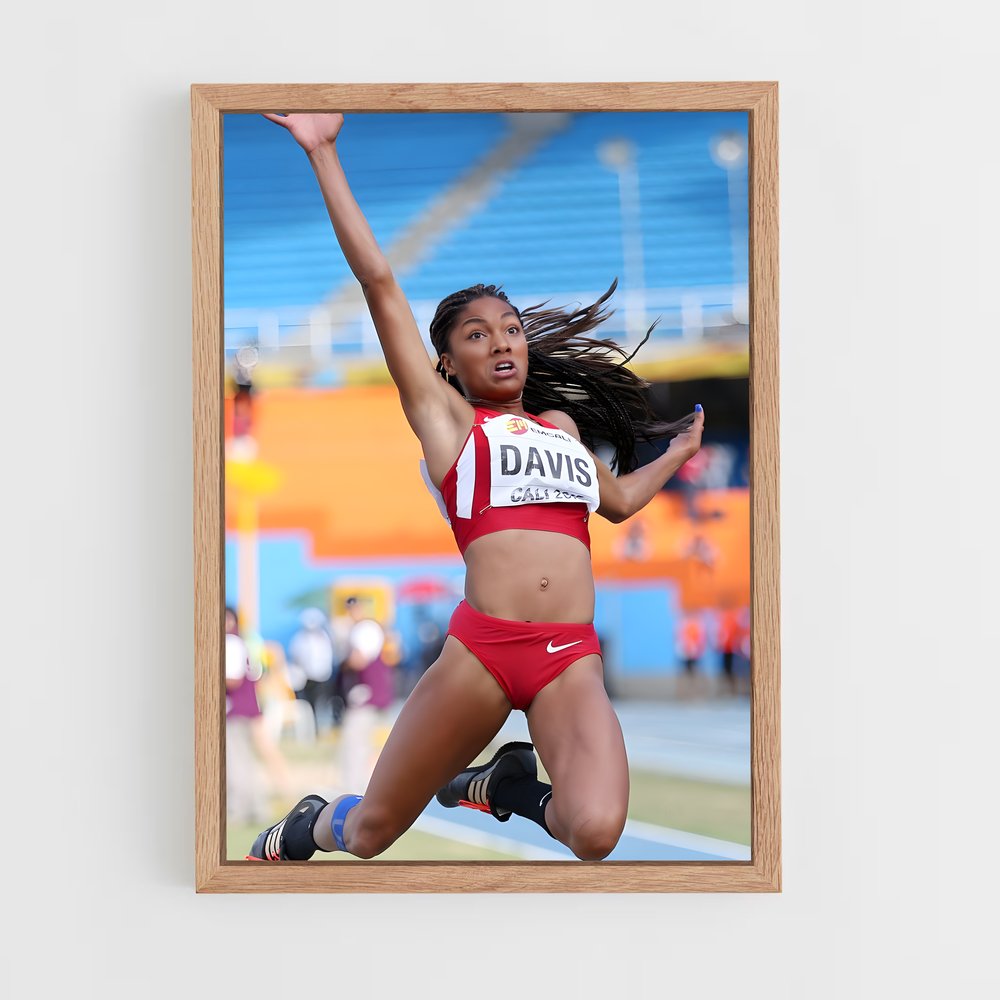 Poster Saut Éclatant – affiche Athlétisme (vue 4)